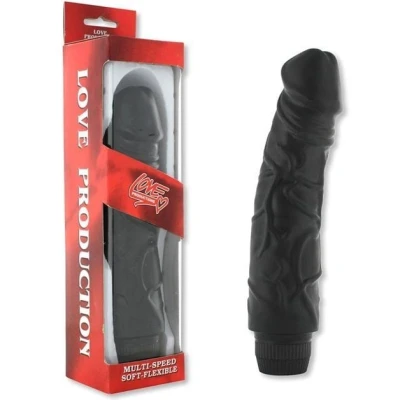 Imagen de SevenCreations Vibrador negro 22 cm
