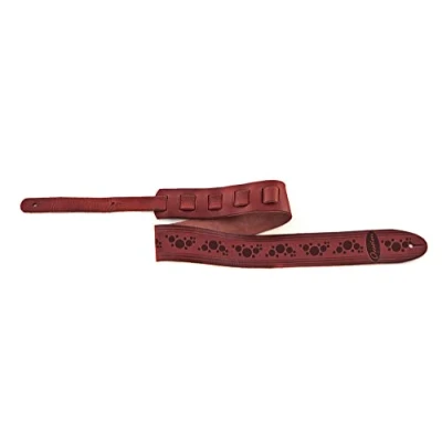 Imagen de Ovation Correa para Guitarra, Piel premium signature motivo &quot;Multi Soundhole&quot;, ruby red, rojo