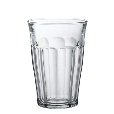 Imagen de Duralex Set de 4 Vasos Picardie (360 ml) Cristalería Duradera y Elegante para Hogar Cocina
