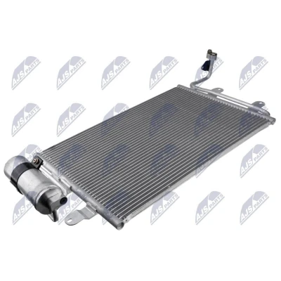 Imagen de NTY CCS VW 006 Condensador con secador Aluminio 590 VOLKSWAGEN: Golf 4, 4 Variant, SEAT: Leon I Hatchback, Toledo 2 Limousine, AUDI: A3 Hatchback