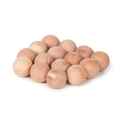 Imagen de Compactor Set de 15 Bolas Cedro Repelentes Polillas, Natural, Colección NATURE, Tamaño L