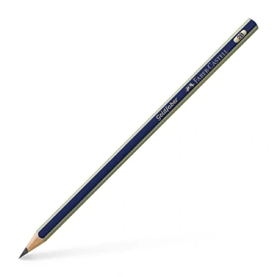 Imagen de Faber Castell B 1221 2B 2 Blíster con lápices de grafito Goldfaber 1221, graduación