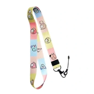 Imagen de Correa para el cuello, Acollador con estampado de colores por los dos lados, Móviles, Acreditaciones, llaves, USB, MP3, Tarjetas Identificación,Estilo 20