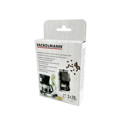 Imagen de Fackelmann 128350 Descalcificador para máquina de café con filtro o sin trituradora granos, mantenimiento filtro, ácido cítrico