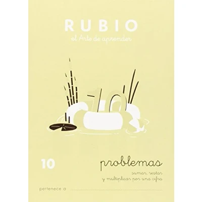 Imagen de Problemas 10 RUBIO Sumar, restar y multiplicar por una cifra +7 años