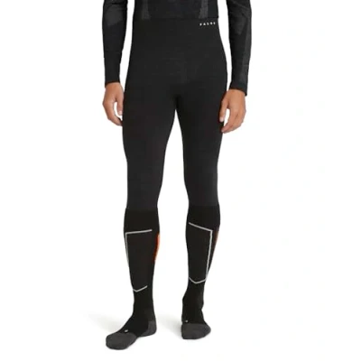 Imagen de FALKE Wool Tech 3/4 M TI lana hilo funcional secado rápido calida 1 pieza, Capa de base inferior Hombre, Negro (Black 3000),