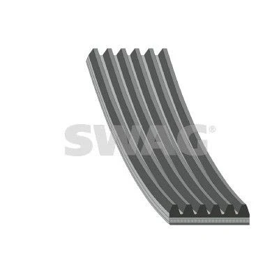 Imagen de SWAG 33 10 4406 Correa trapecial poli V 1005 6 EPDM (Ethylen Propylen Dien Caucho) VOLKSWAGEN: Polo Hatchback, Golf 7, Scirocco III, SEAT: Ibiza 4