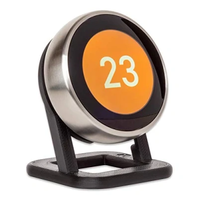 Imagen de P3D LAB Soporte para termostato Google Nest de 3ª generación con tornillos montaje, color negro, fabricado en Reino Unido