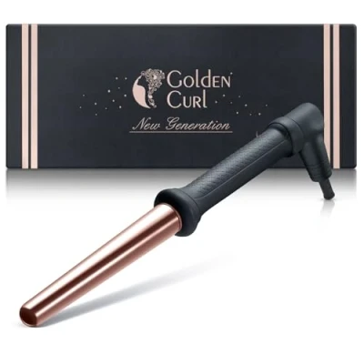 Imagen de Golden Curl Hierro Rizador de Pelo GL506 Profesional Styler Ondulador Eléctrico Para Todos los Tipos Cabello (18mm 25mm Oro Rosa)