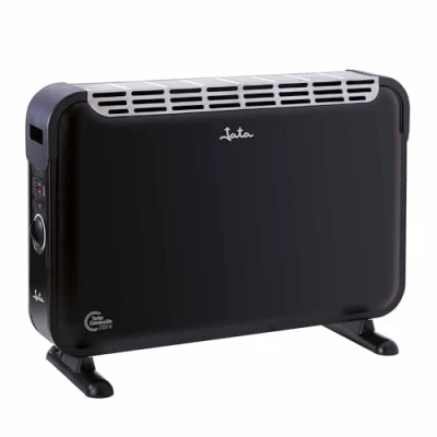 Imagen de JATA C214T Convector con interruptor para función turbo. 3 potencias de calor (750 1250 2000 W) Sin olores. Silencioso. Termostato regulable temperatura. 57 x 20 42 cm