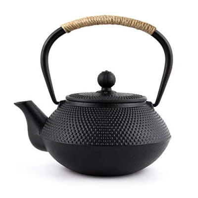 Imagen de Webao Japonesa Tetera de Hierro Fundido con Filtro Inox para Té 0,8 litros/800ml (4 tazas）