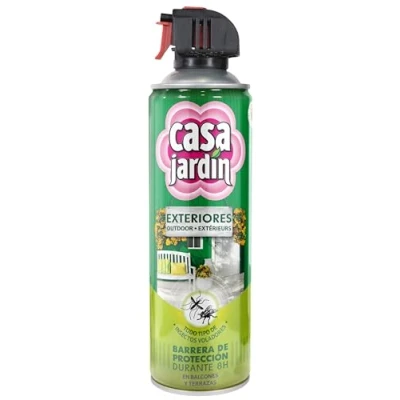 Imagen de CASA JARDIN Aerosol Insecticida Indicado Espacios Abiertos o Semiabiertos Barrera de Protección Durante 8 Horas Contenido: 500 ml