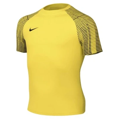 Imagen de Nike Unisex Niños Camiseta de Fútbol Manga Corta y Nk Df Academy Jsy Ss, Tour Amarillo Negro, DH8369 719, XL