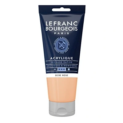 Imagen de Lefranc &amp; Bourgeois Fine Pintura Acrilica, Rosa (Pink Ochre), 80 ml