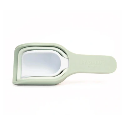 Imagen de Inspire My Play 3 Palas apilables de Silicona, PlayTray sensorial, Accesorios para Bandeja Juego Tuff Tray, Actividad Infantil, Juguetes Aprendizaje Montessori Pala Verde