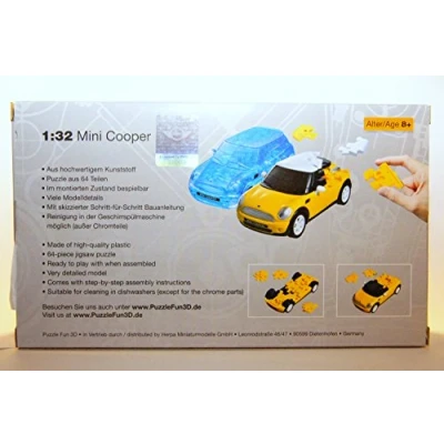 Imagen de herpa Mini Cooper Puzzle Fun 3D 80657074 Mini, Amarillo (80657074)