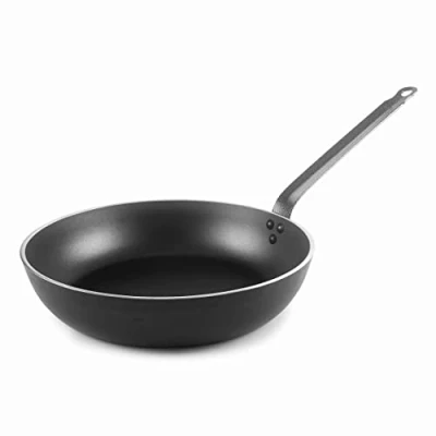 Imagen de Lacor 23629 Sartenes Antiadherentes Robust, Sartén Honda, Antiadherente 5 capas, Ecológico, Libre de PFOA, Apta para todo tipo cocinas excepto Inducción, Aluminio, 28 cm