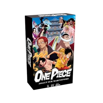 Imagen de Topi Games One Piece Asalto a Marineford Revive la guerra de Paramount con los piratas o marines Barba Blanca Juego familiar estratégico 2 6 jugadores 7 años + Versión francesa