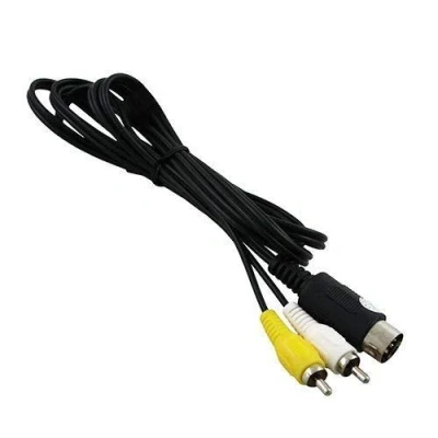 Imagen de OSTENT Cable de audio y vídeo AV RCA Adaptador TV compatible con Sega Genesis 1 Mega Drive Master System