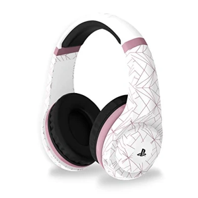 Imagen de 4 Gamers PRO4 70 Rose Gold White Auricular Gaming, Licenciado (PS4)