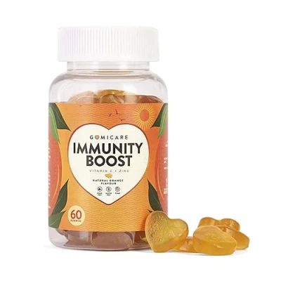 Imagen de Gomicare Gominolas Sin Azúcar Vitamina C y Zinc 60 Vegano Gluten Ni Lactosa