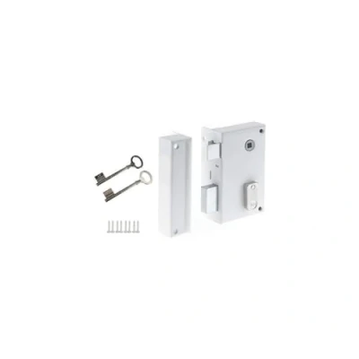 Imagen de Yale YAV37G Cerradura vertical con solapa, 2 llaves, versión recta, para puerta interior