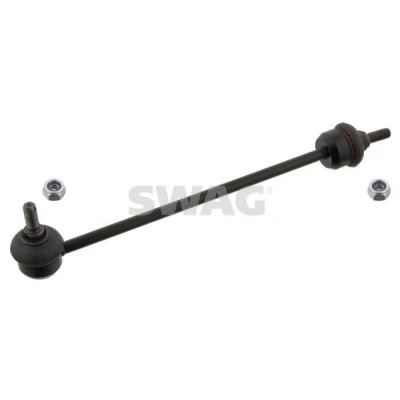 Imagen de SWAG 22 93 0864 Bieleta de suspensión Eje delantero, izquierda, derecha 309 M10 x 1,5 con tuerca autofijadora Acero negro ROVER: 75