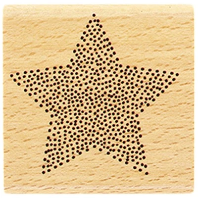 Imagen de Florilèges Design fd216067 Sello Estrella en Puntos Madera 5 x 2,5 cm