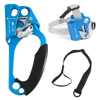 Imagen de NewDoar Hand Ascender Rock Climbing Tree Arborist Rappel Gear Equipo Abrazadera de Cuerda para 8 12MM