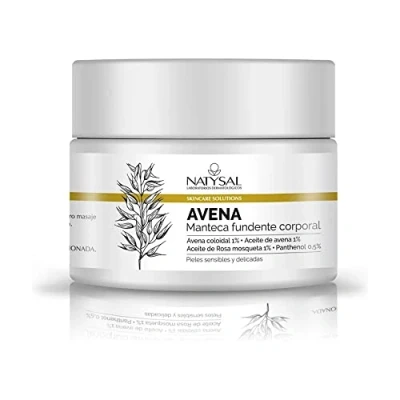 Imagen de MANTECA CORPORAL DE AVENA 200 ml Para pieles sensibles. Hidrata la piel y nutre en profundidad Natysal