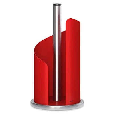 Imagen de Stardis Soporte para rollo de cocina, acero inoxidable y revestimiento mate, 15 cm diámetro