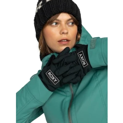 Imagen de Roxy FRESHFIELD Gloves Bufanda para Clima frío, True Black, Estándar Mujer