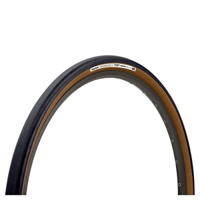 Imagen de Panaracer Gravelking Slick+ Folding Tyre Neumático, Unisex, Negro/marrón, 700 x 26c