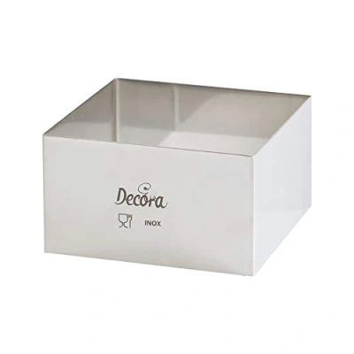 Imagen de DECORA 0063793 Cuadrado DE Acero INOX 10X10X4,5 H CM