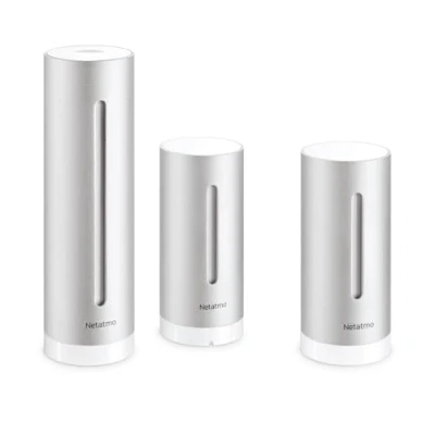 Imagen de Netatmo Estación Meteorológica Para Interiores Y Exteriores Con Sensor Inalámbrico + Módulo Adicional, Compatible Amazon Alexa, Google Home Apple HomeKit, NBU NWS NIM EU.