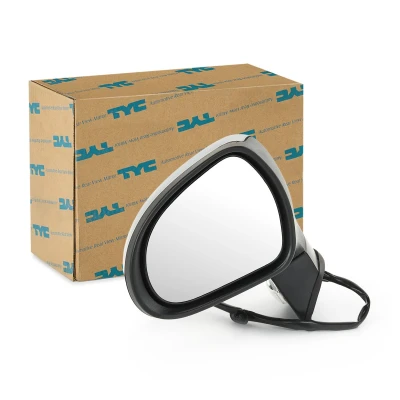 Imagen de Espejo retrovisor Tyc 326 0096 izquierda imprimado para ajuste elect. espejo, convexo, calefactable PEUGEOT: 308 I Hatchback, SW