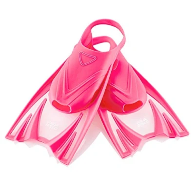 Imagen de Aqua Speed Frog Aletas Cortas para niños Entrenamiento de natación Buceo Rosa Tamaño: 25 29 (S)