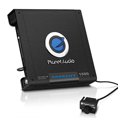 Imagen de Planet audio AC1500.1M 1.0 Alámbrico Negro Amplificador de (1.0 channels, 1500 W, A/B, 102 dB, 20 20000 Hz)