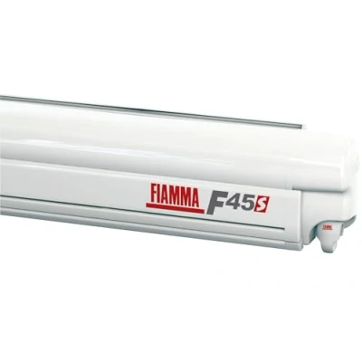 Imagen de toldo Fiamma F45s Polar White 350 cm Royal Grey Parasol vehículo Caravana