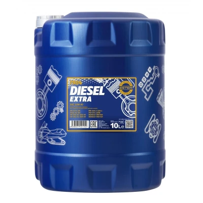 Imagen de Mannol Diesel Extra 10W 40 10L Aceite de motor MN7504 10 MERCEDES BENZ: MB 100 Furgón, Vito Mixto, RENAULT: GRAND SCENIC 3