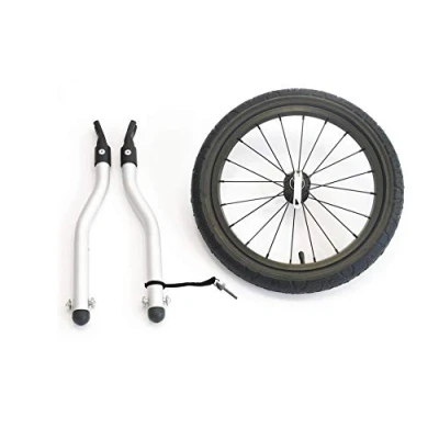Imagen de XLC Bicycle Trailer Remolque de Bicicleta, Unisex niños, Negro, 16 Pulgadas