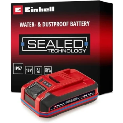 Imagen de Original Einhell 18 V 3,0 Ah SEALED Power X Change PLUS (batería de V, estanca al agua y polvo, clase protección IP57, uso universal para todos los aparatos Change, sin cargador)