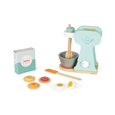 Imagen de Janod Set de Pastelería Madera Juguete Imitación Cocina y Vajilla 6 Accesorios Incluidos A partir 8 Años, J06605
