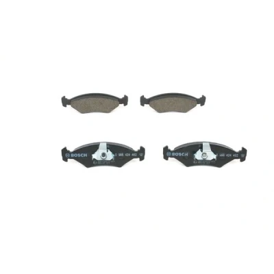 Imagen de BOSCH 0 986 424 462 Juego de pastillas freno Low Metallic con clip émbolo, Chapa antichirridos FORD: Fiesta 4, Puma, Mk4