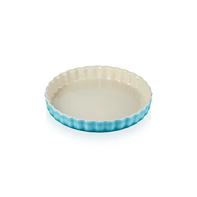Imagen de Le Creuset Molde tarta de cerámica gres 28 cm, 2, 1 L, Caribe, 71120281700001