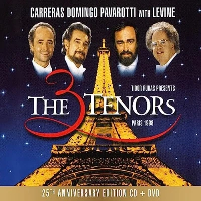 Imagen de The Three Tenors Paris 1998 25th Anniversary Edition (CD+DVD)