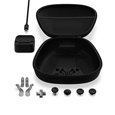 Imagen de Kit accesorios Microsoft Elite Series 2, Para mando inalámbrico Xbox, Negro/Plata