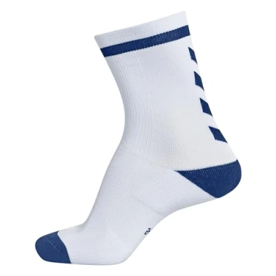 Imagen de hummel Calcetines unisex Elite Indendørs Sok lav, blanco/azul verdadero, 35 38 EU