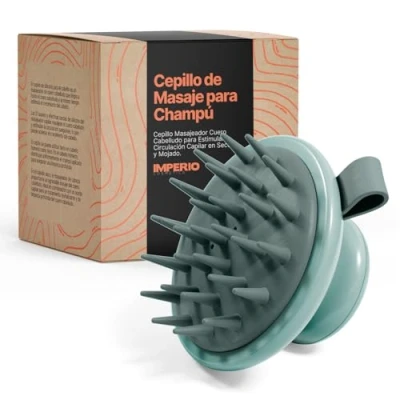 Imagen de IMPERIO Cepillo de masaje para el cuero cabelludo estimular crecimiento del cabello Masajeador Premium cabeza que promueve la circulación sanguínea