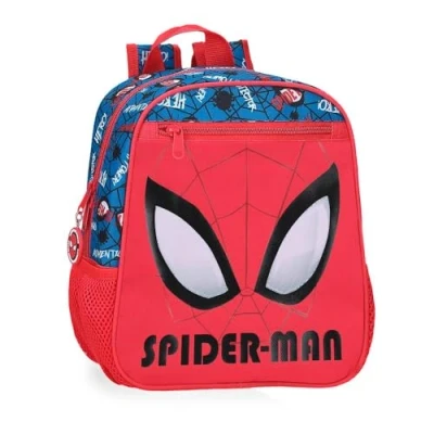 Imagen de Joumma Marvel Spiderman Authentic Mochila Preescolar Adaptable a Carro Rojo 23x28x10 cms Poliéster 6,44L